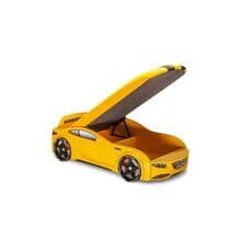 Кровать машина Romack Mebel Junior X5 BMW желтая