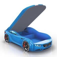 Кровать машина Romack Mebel Junior X5 BMW голубая