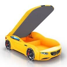 Кровать машина Romack Mebel Junior X5 BMW желтая