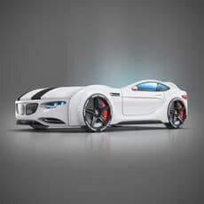 Кровать машина Romack Mebel Junior X5 BMW белая