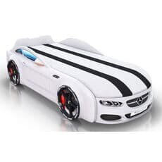 Детская кровать машина Romack Mebel Real-M Mercedes AMG белая