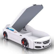 Детская кровать машина Romack Mebel Real-M Mercedes AMG белая