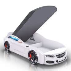 Детская кровать машина Romack Mebel Real-M Mercedes AMG белая