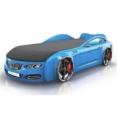 Детская кровать машина Romack Mebel Real-M BMW X5 голубая