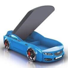 Детская кровать машина Romack Mebel Real-M Audi A7 голубая