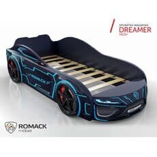 Детская кровать машина Romack Dreamer 2018 Неон (Ромак Дример)