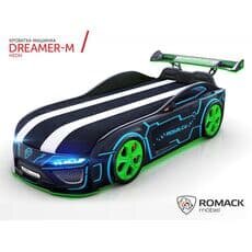 Кровать машина Romack Dreamer M Неон (Ромак Дример М)
