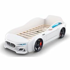 Детская кровать машина Romack Dynamic BMW X5 белая